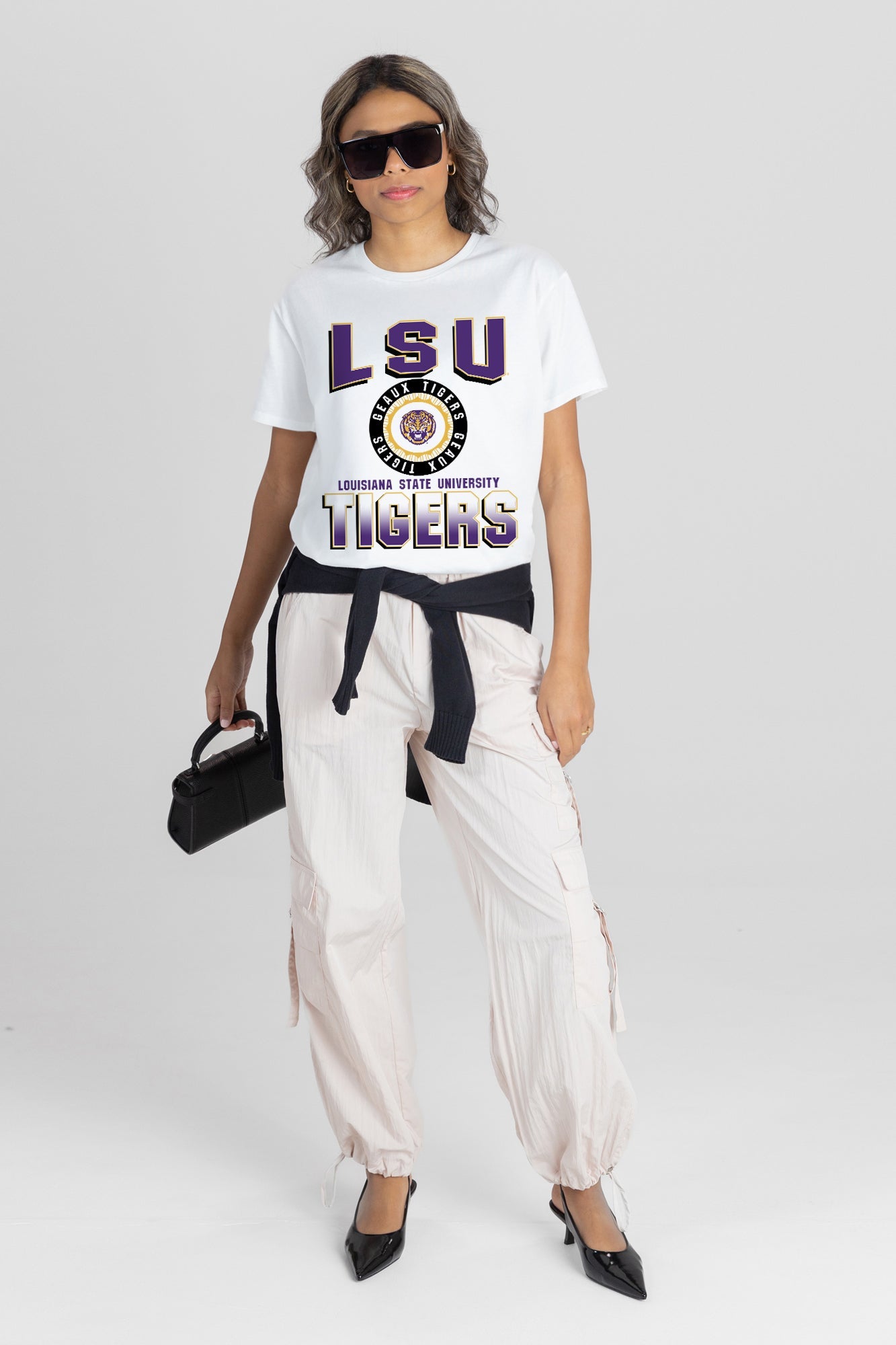 LSU TIGERS ALL-TIME CLASSIC SHORT SLEEVE FLOWY TEE