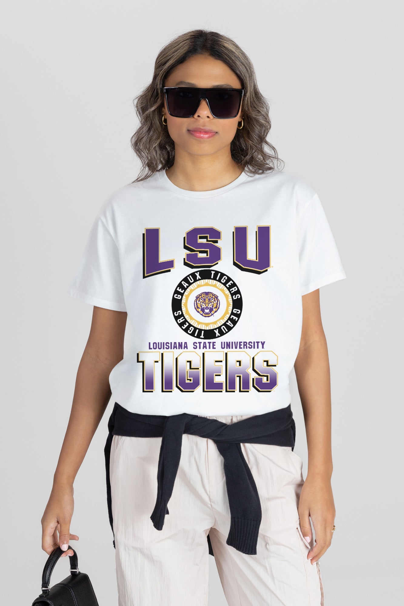 LSU TIGERS ALL-TIME CLASSIC SHORT SLEEVE FLOWY TEE