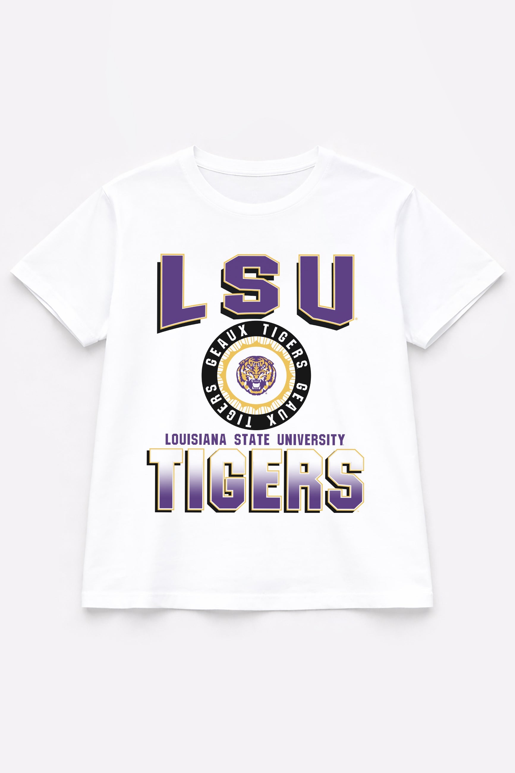 LSU TIGERS ALL-TIME CLASSIC SHORT SLEEVE FLOWY TEE