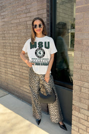 MICHIGAN STATE SPARTANS ALL-TIME CLASSIC SHORT SLEEVE FLOWY TEE