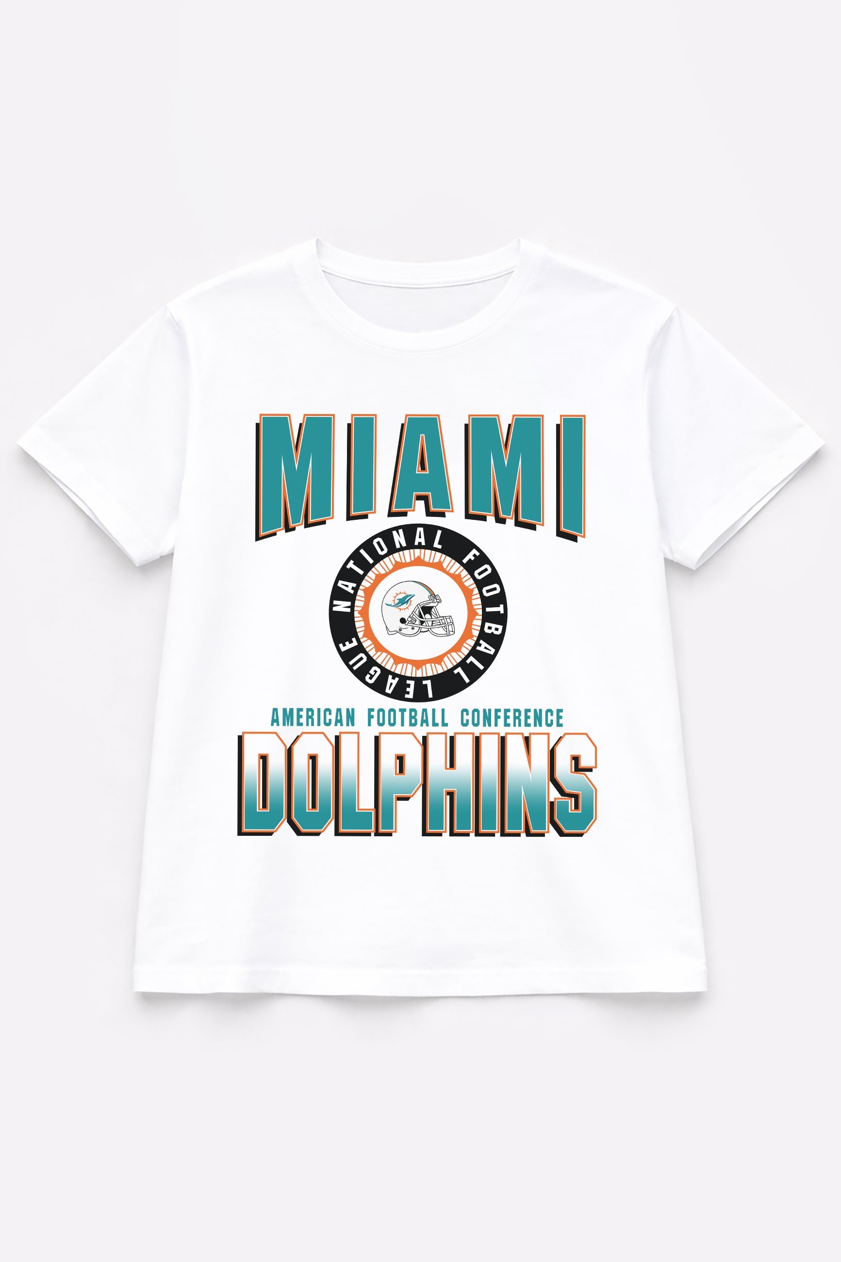 MIAMI DOLPHINS ALL-TIME CLASSIC SHORT SLEEVE FLOWY TEE