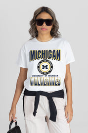 MICHIGAN WOLVERINES ALL-TIME CLASSIC SHORT SLEEVE FLOWY TEE