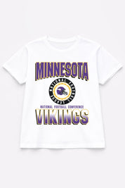 MINNESOTA VIKINGS ALL-TIME CLASSIC SHORT SLEEVE FLOWY TEE