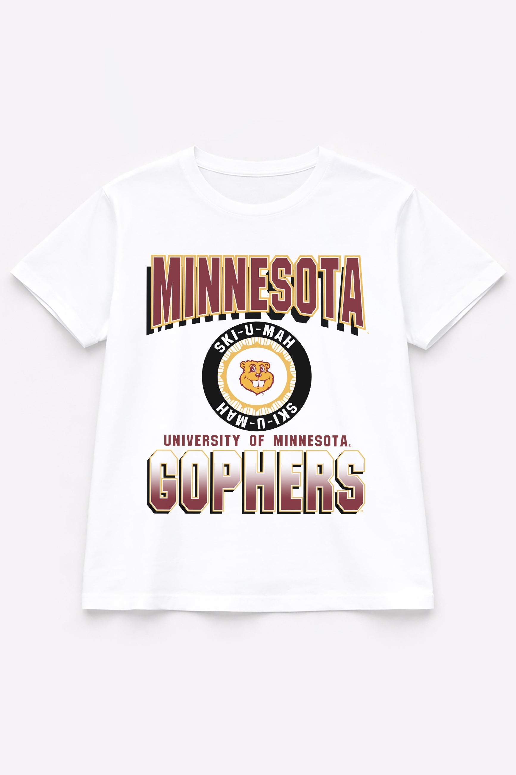 MINNESOTA GOLDEN GOPHERS ALL-TIME CLASSIC SHORT SLEEVE FLOWY TEE