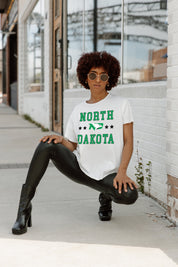NORTH DAKOTA FIGHTING HAWKS TO THE POINT SHORT SLEEVE FLOWY TEE