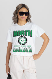 NORTH DAKOTA FIGHTING HAWKS ALL-TIME CLASSIC SHORT SLEEVE FLOWY TEE