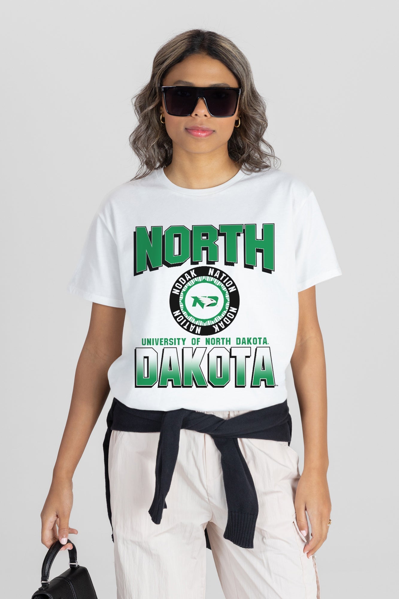 NORTH DAKOTA FIGHTING HAWKS ALL-TIME CLASSIC SHORT SLEEVE FLOWY TEE