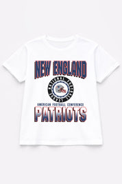 NEW ENGLAND PATRIOTS ALL-TIME CLASSIC SHORT SLEEVE FLOWY TEE