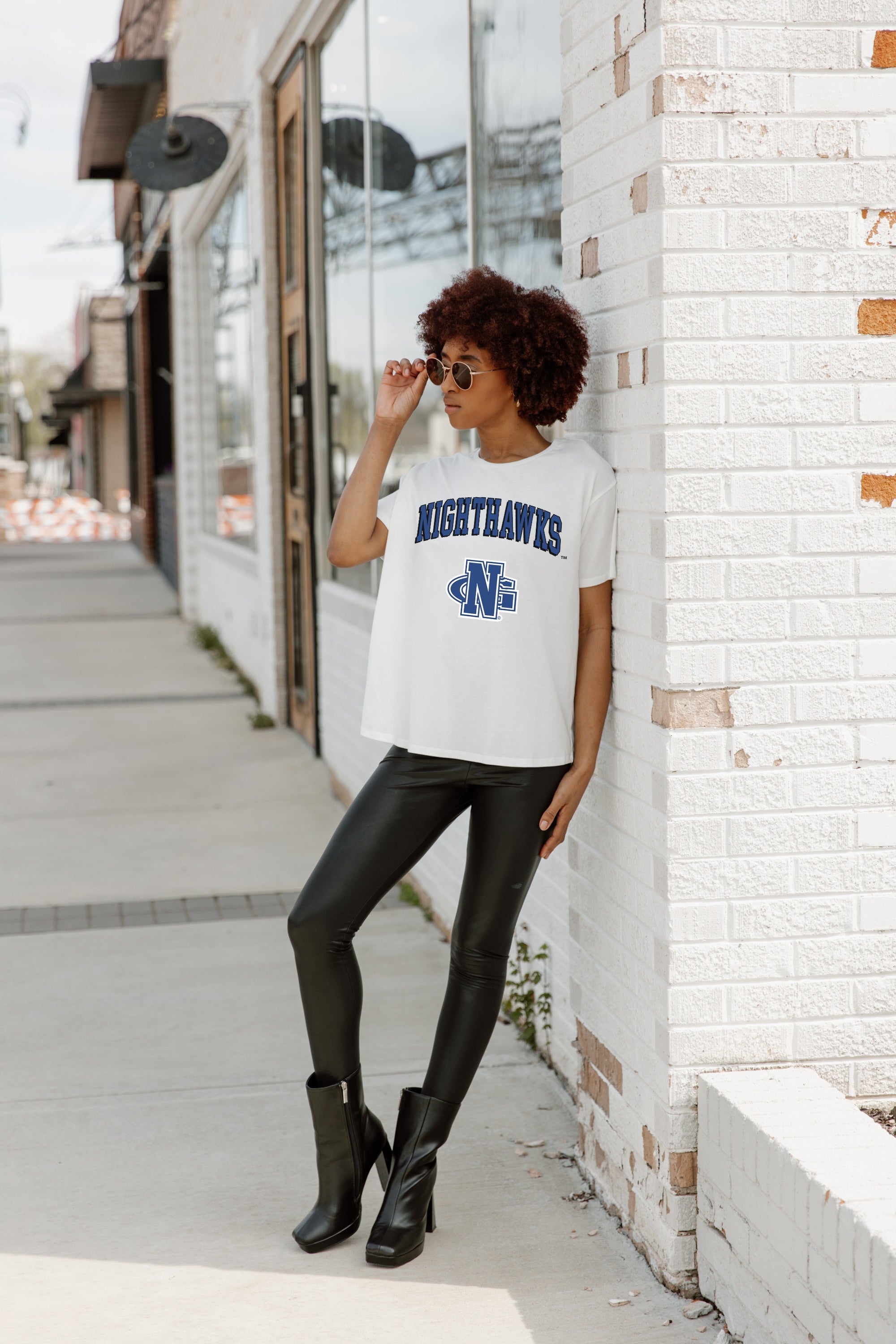 NORTH GEORGIA NIGHTHAWKS AROUND WE GO SHORT SLEEVE FLOWY TEE