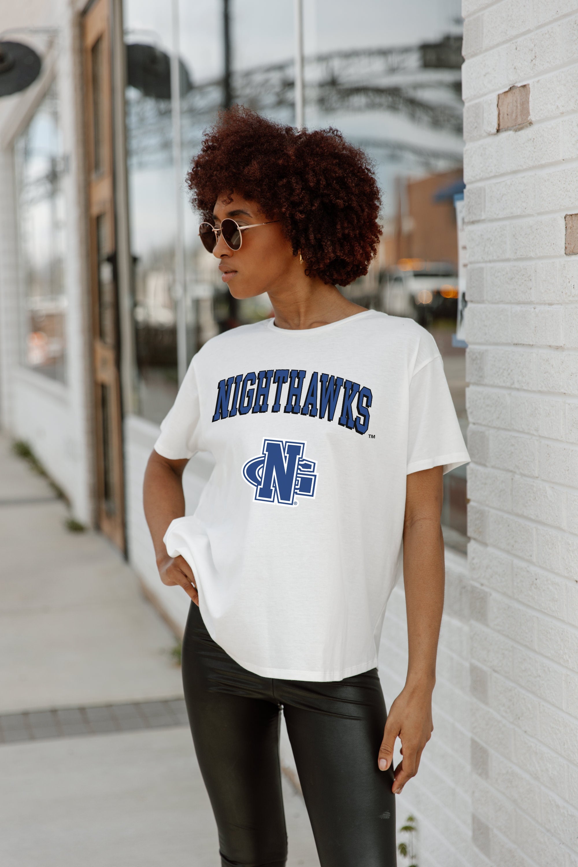NORTH GEORGIA NIGHTHAWKS AROUND WE GO SHORT SLEEVE FLOWY TEE