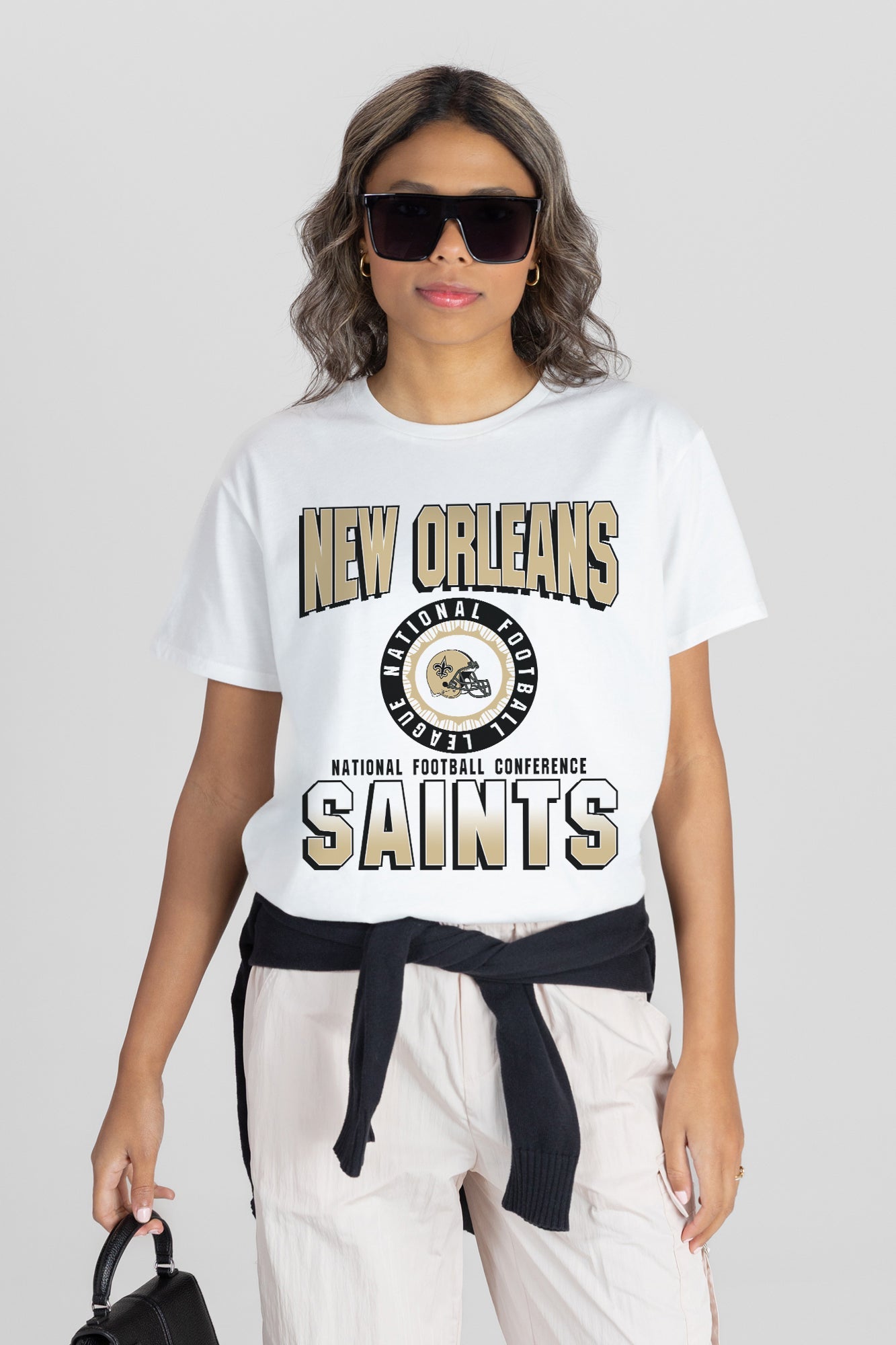 NEW ORLEANS SAINTS ALL-TIME CLASSIC SHORT SLEEVE FLOWY TEE