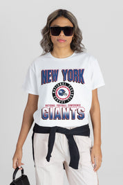 NEW YORK GIANTS ALL-TIME CLASSIC SHORT SLEEVE FLOWY TEE