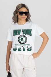 NEW YORK JETS ALL-TIME CLASSIC SHORT SLEEVE FLOWY TEE