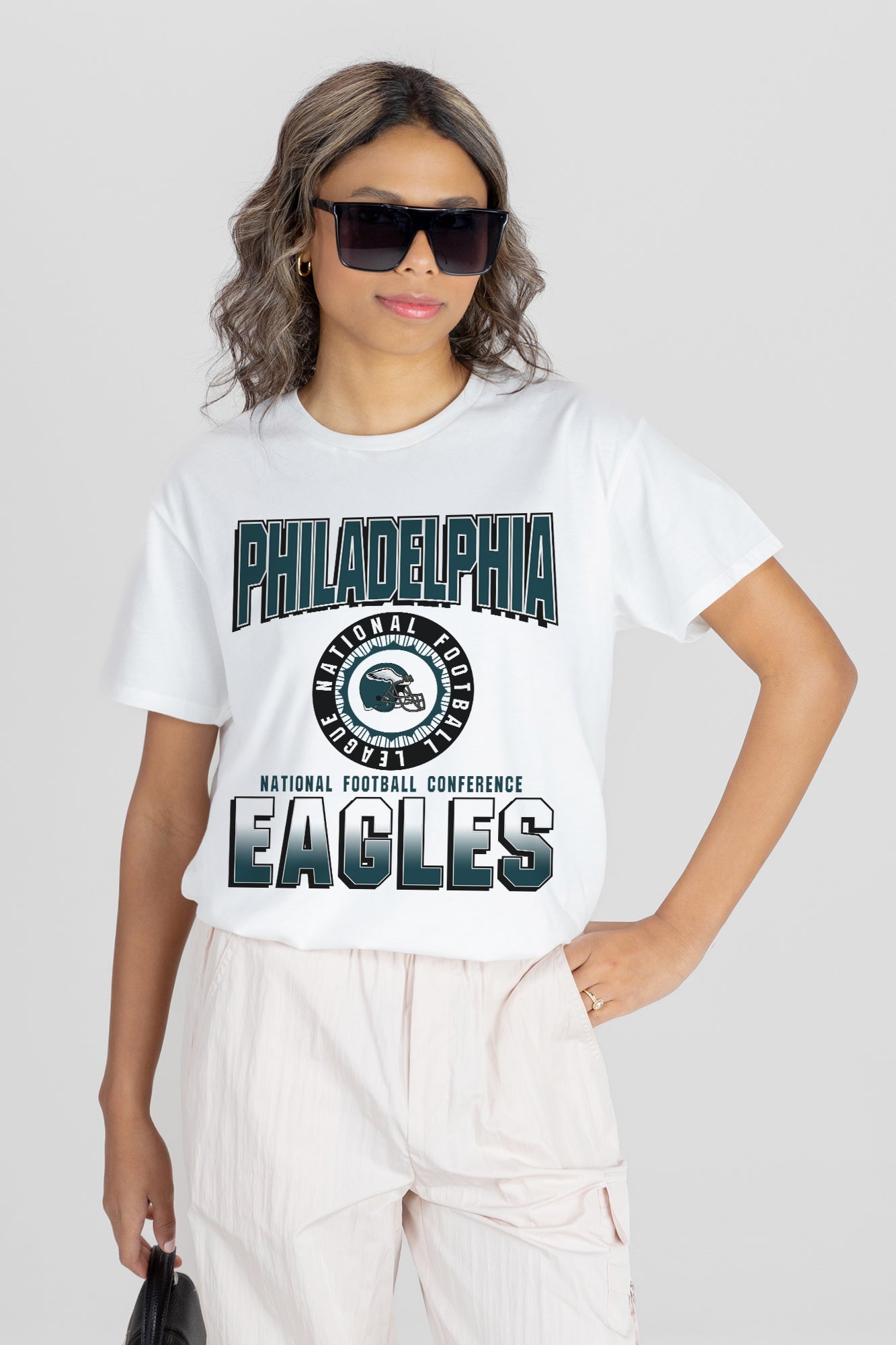 PHILADELPHIA EAGLES ALL-TIME CLASSIC SHORT SLEEVE FLOWY TEE