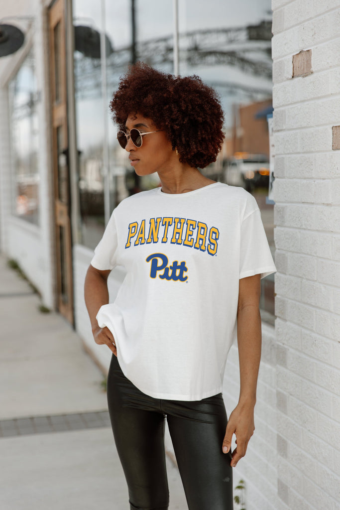 PITTSBURGH PANTHERS AROUND WE GO SHORT SLEEVE FLOWY TEE