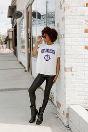 PORTLAND PILOTS Around We Go Flowy Tee - Street Style Look | Gameday Couture - SOHO