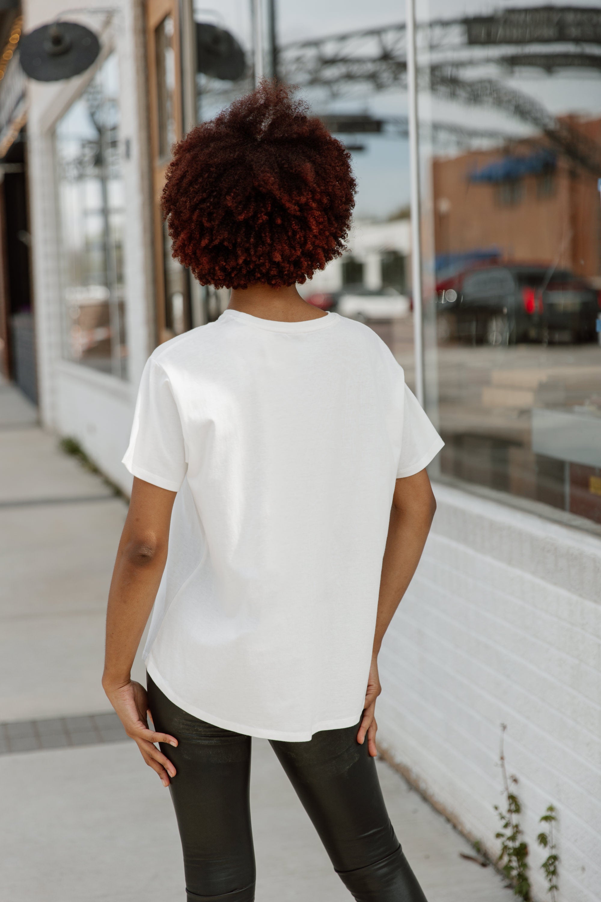 PORTLAND PILOTS Around We Go Flowy Tee - Back View | Gameday Couture - SOHO
