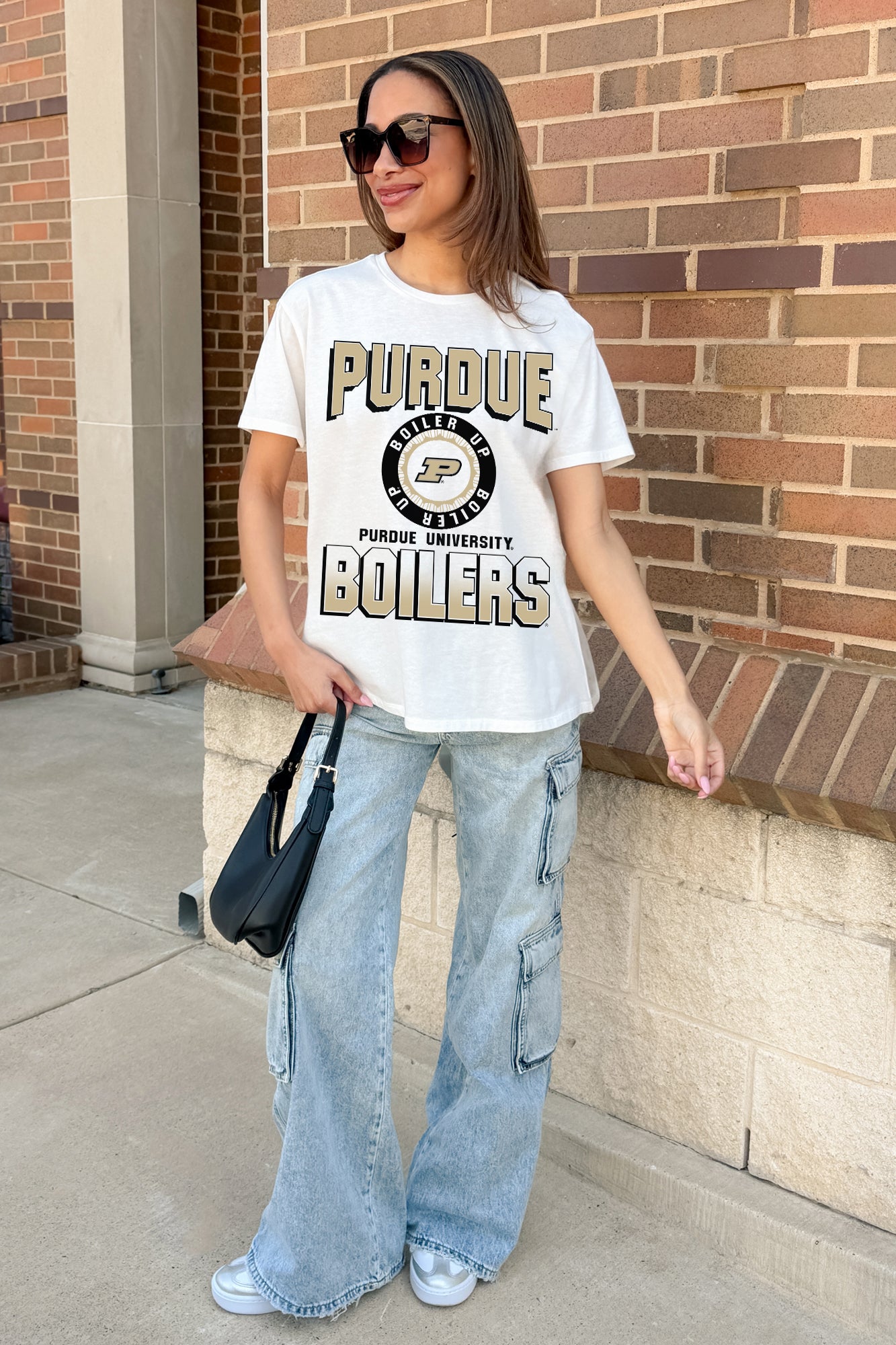 PURDUE BOILERMAKERS ALL-TIME CLASSIC SHORT SLEEVE FLOWY TEE