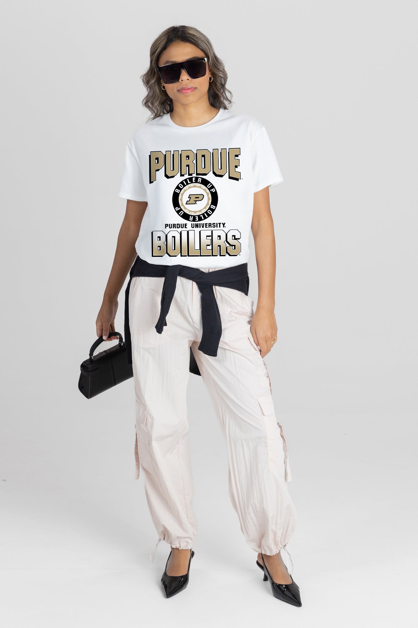 PURDUE BOILERMAKERS ALL-TIME CLASSIC SHORT SLEEVE FLOWY TEE