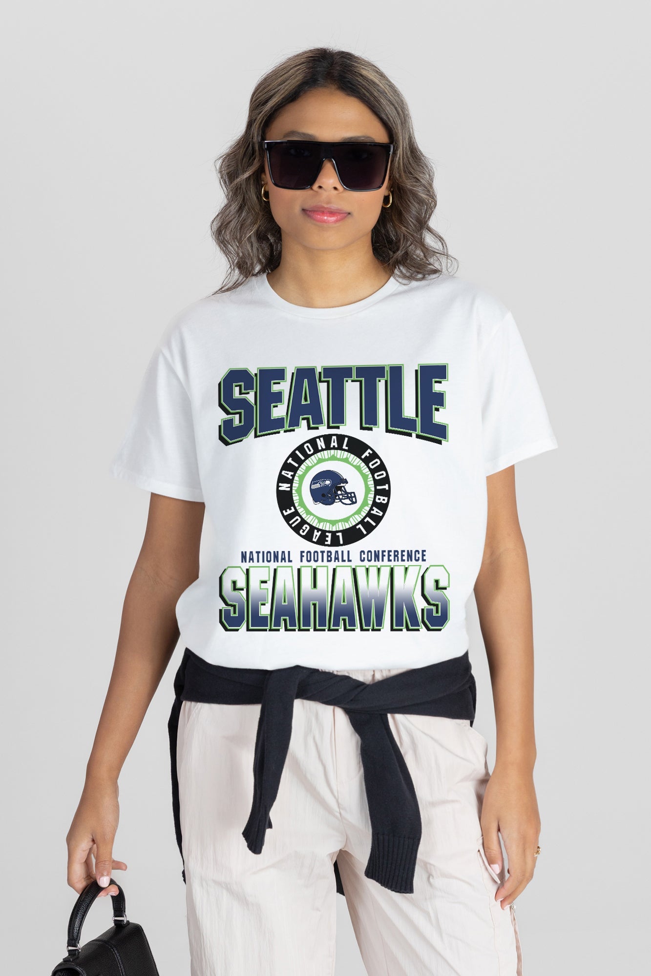 SEATTLE SEAHAWKS ALL-TIME CLASSIC SHORT SLEEVE FLOWY TEE