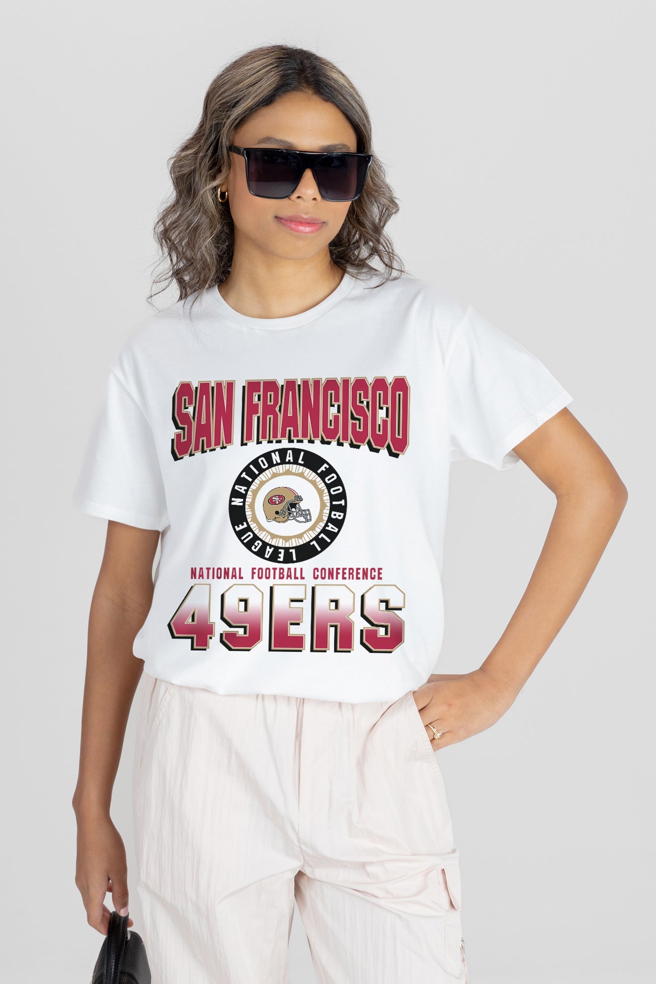 SAN FRANCISCO 49ERS ALL-TIME CLASSIC SHORT SLEEVE FLOWY TEE