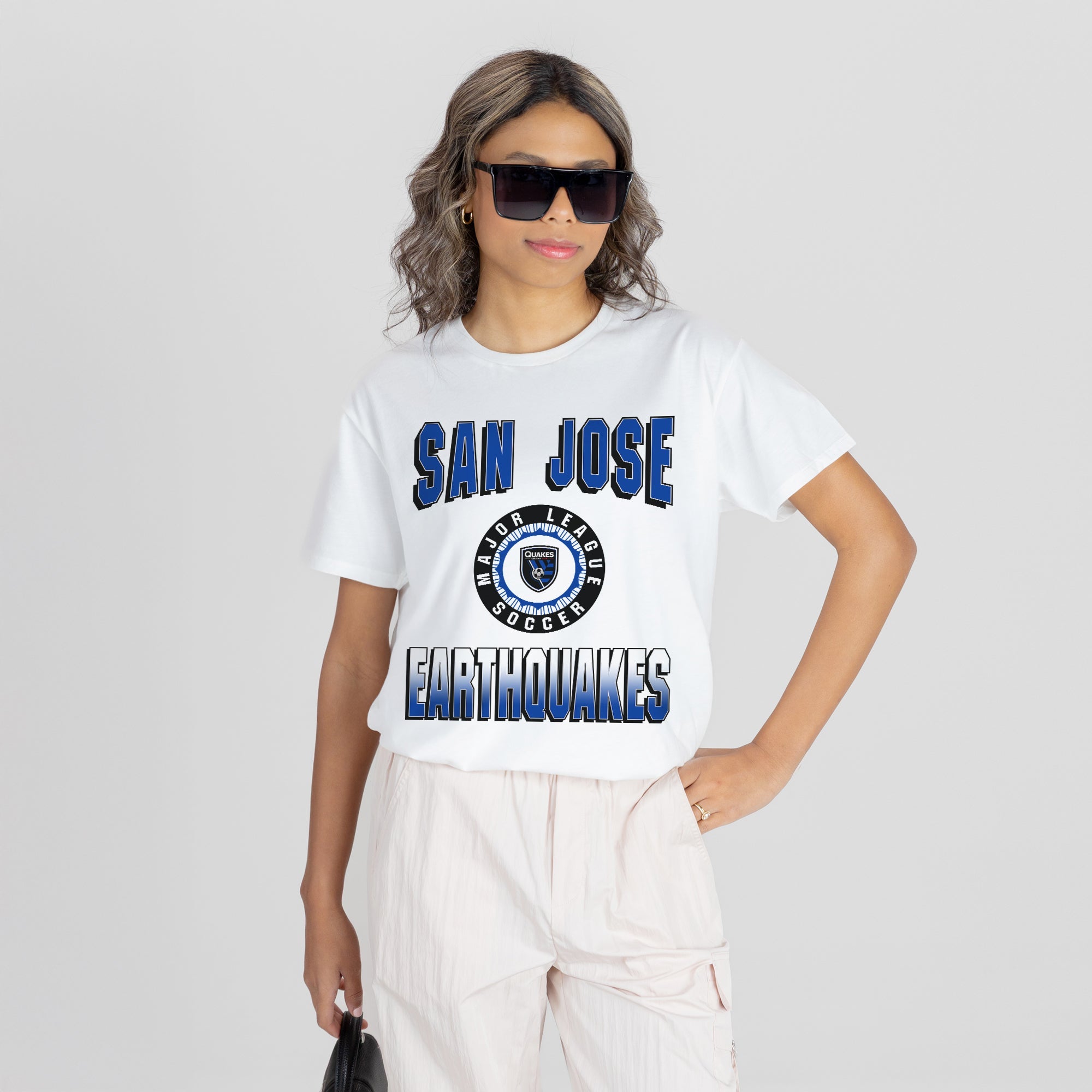 SAN JOSE EARTHQUAKES ALL-TIME CLASSIC SHORT SLEEVE FLOWY TEE