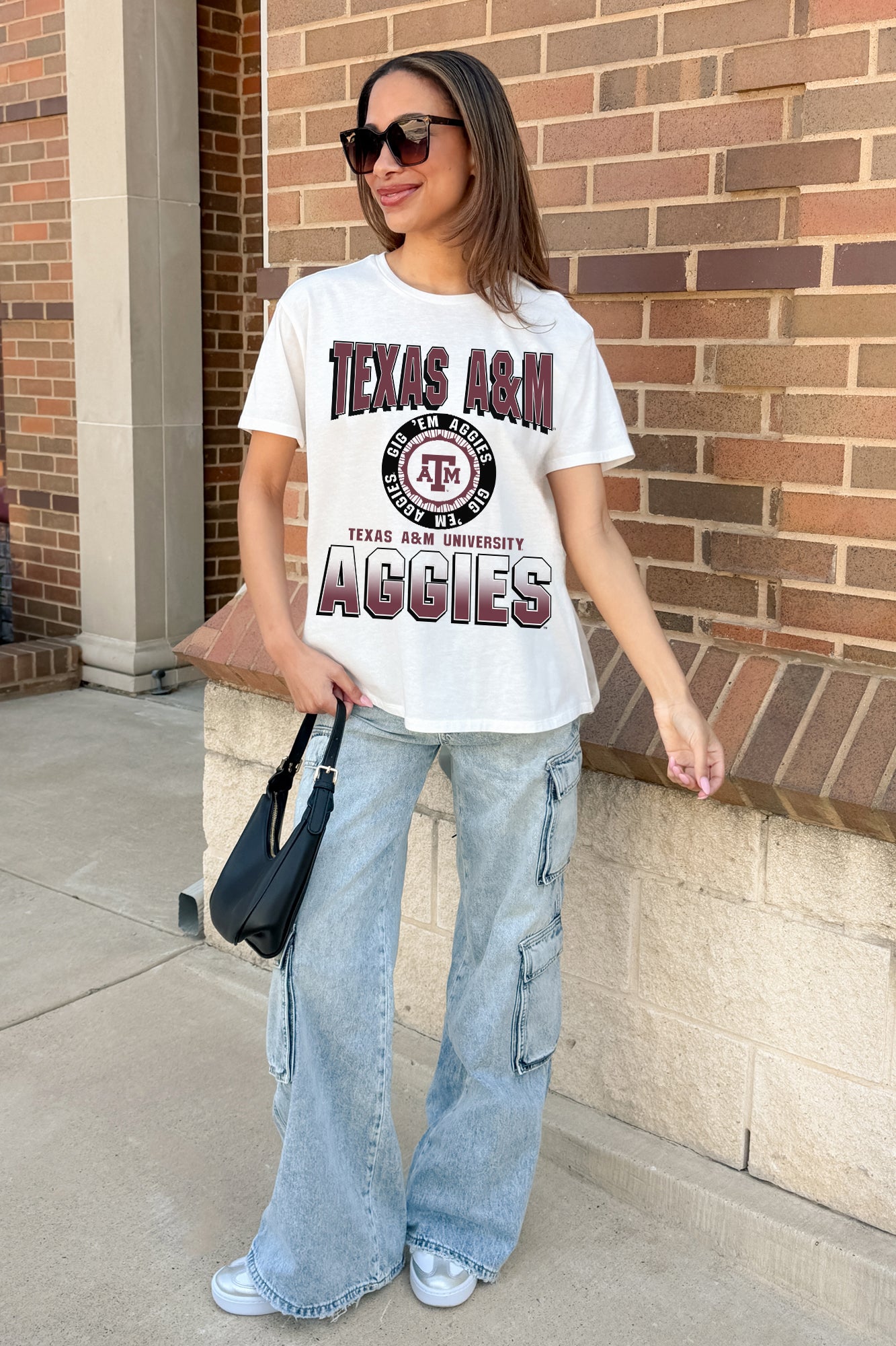 TEXAS A&M AGGIES ALL-TIME CLASSIC SHORT SLEEVE FLOWY TEE