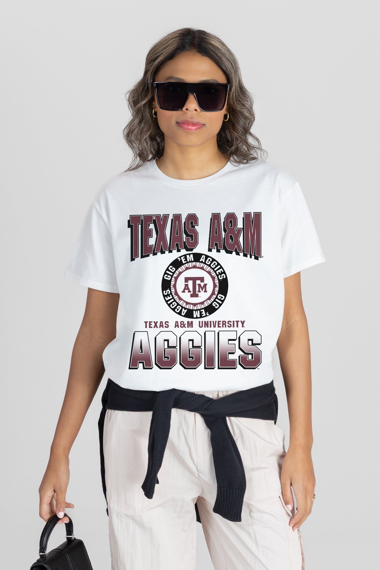 TEXAS A&M AGGIES ALL-TIME CLASSIC SHORT SLEEVE FLOWY TEE