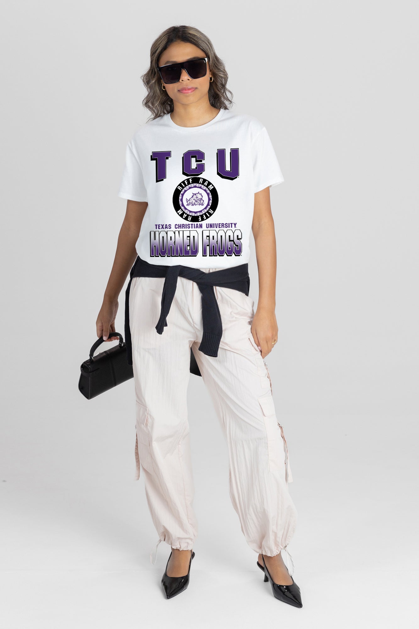 TCU HORNED FROGS ALL-TIME CLASSIC SHORT SLEEVE FLOWY TEE