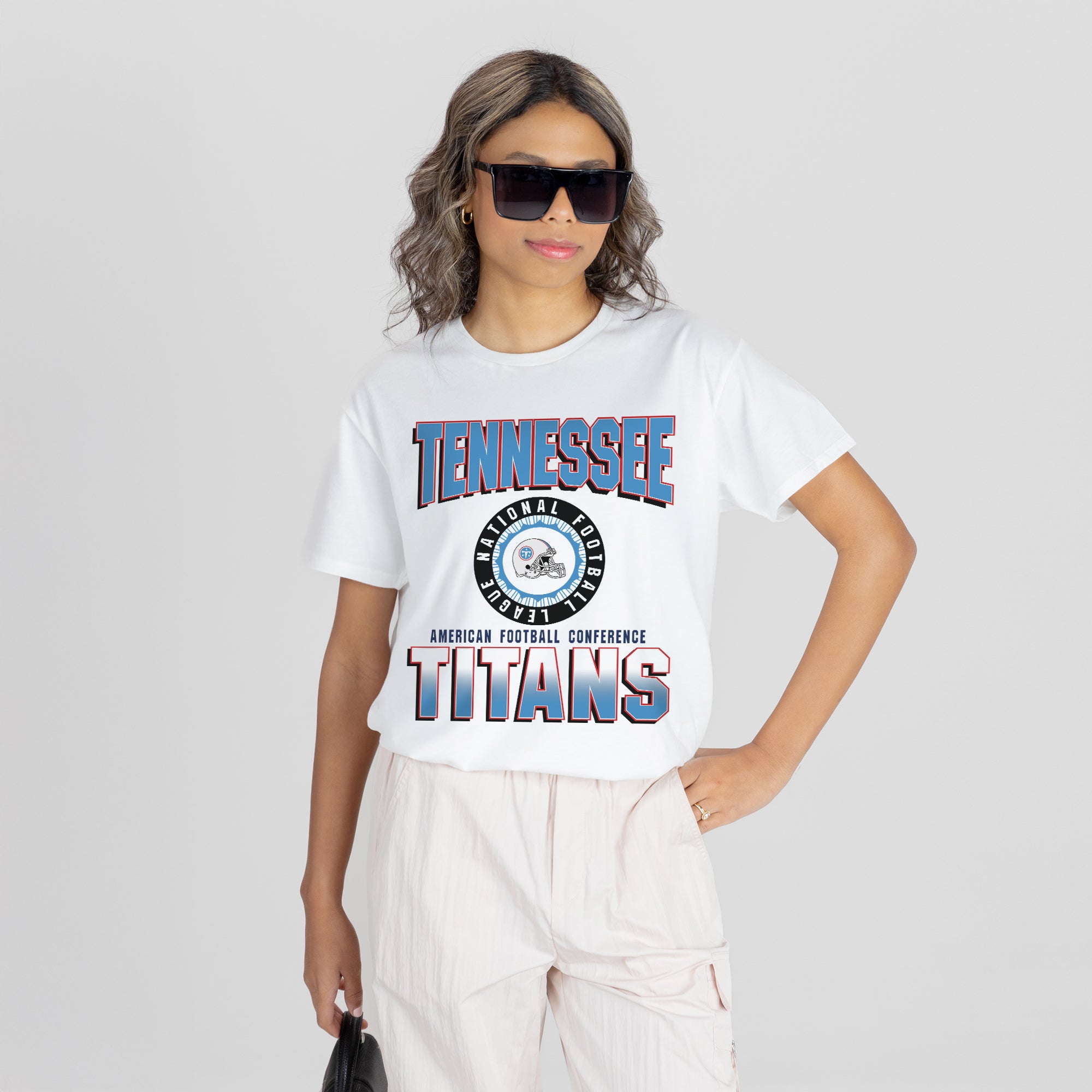 TENNESSEE TITANS ALL-TIME CLASSIC SHORT SLEEVE FLOWY TEE