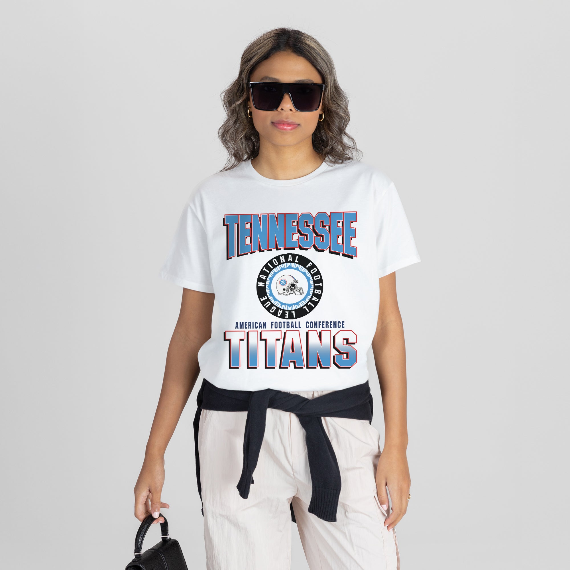 TENNESSEE TITANS ALL-TIME CLASSIC SHORT SLEEVE FLOWY TEE