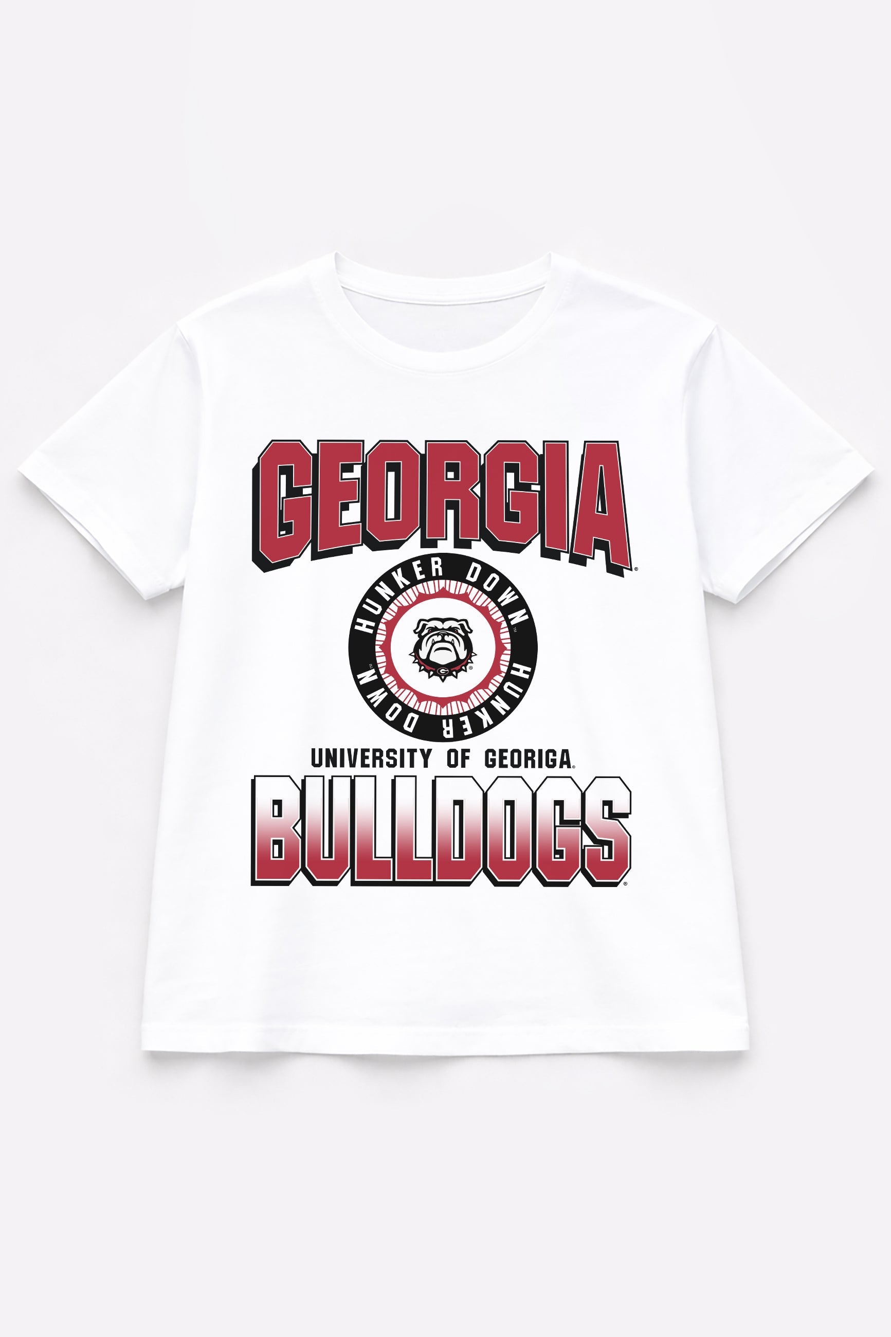 GEORGIA BULLDOGS ALL-TIME CLASSIC SHORT SLEEVE FLOWY TEE