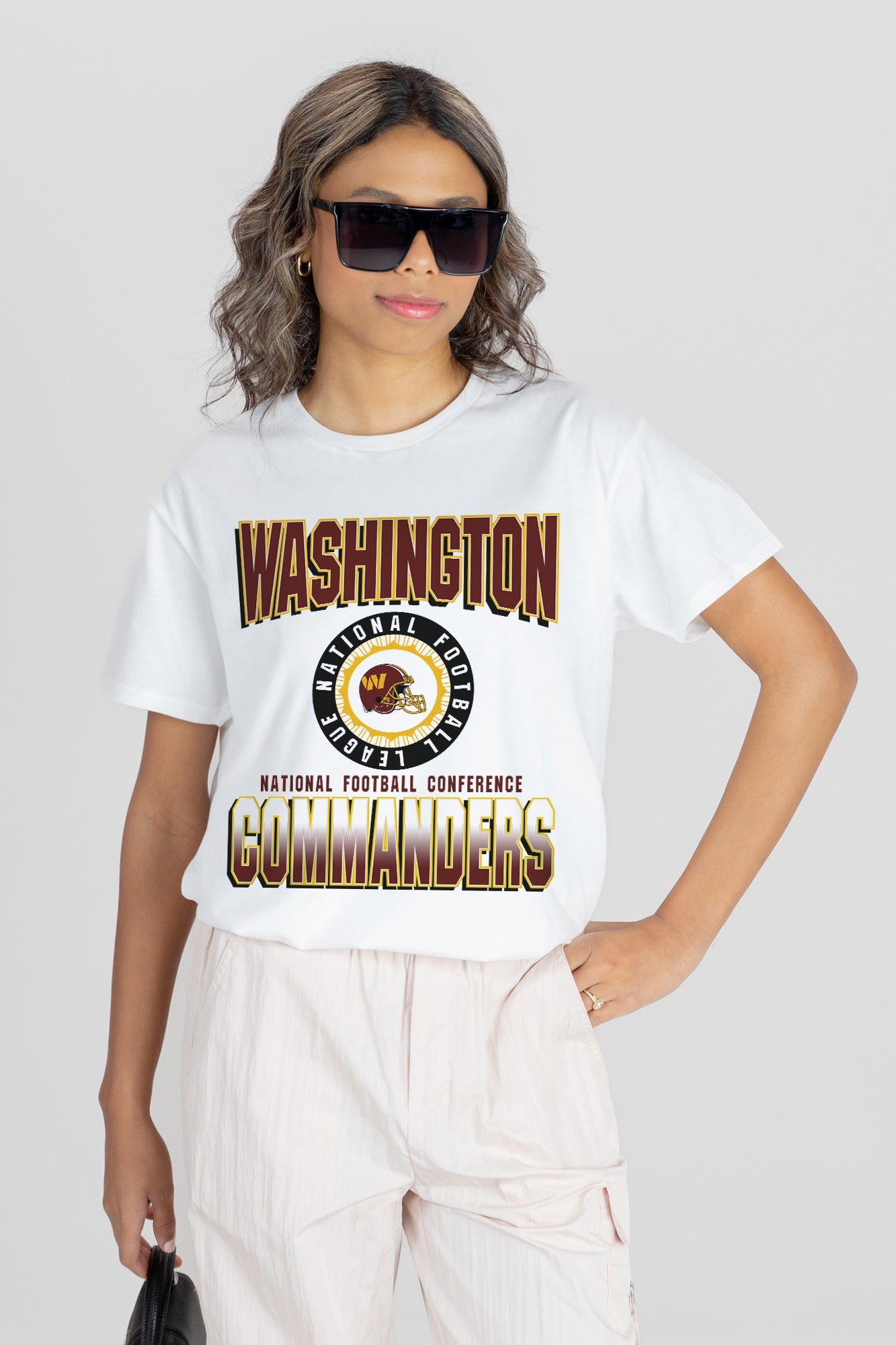 WASHINGTON COMMANDERS ALL-TIME CLASSIC SHORT SLEEVE FLOWY TEE