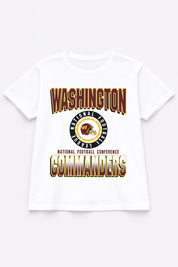 WASHINGTON COMMANDERS ALL-TIME CLASSIC SHORT SLEEVE FLOWY TEE