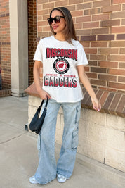 WISCONSIN BADGERS ALL-TIME CLASSIC SHORT SLEEVE FLOWY TEE
