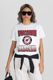 WISCONSIN BADGERS ALL-TIME CLASSIC SHORT SLEEVE FLOWY TEE