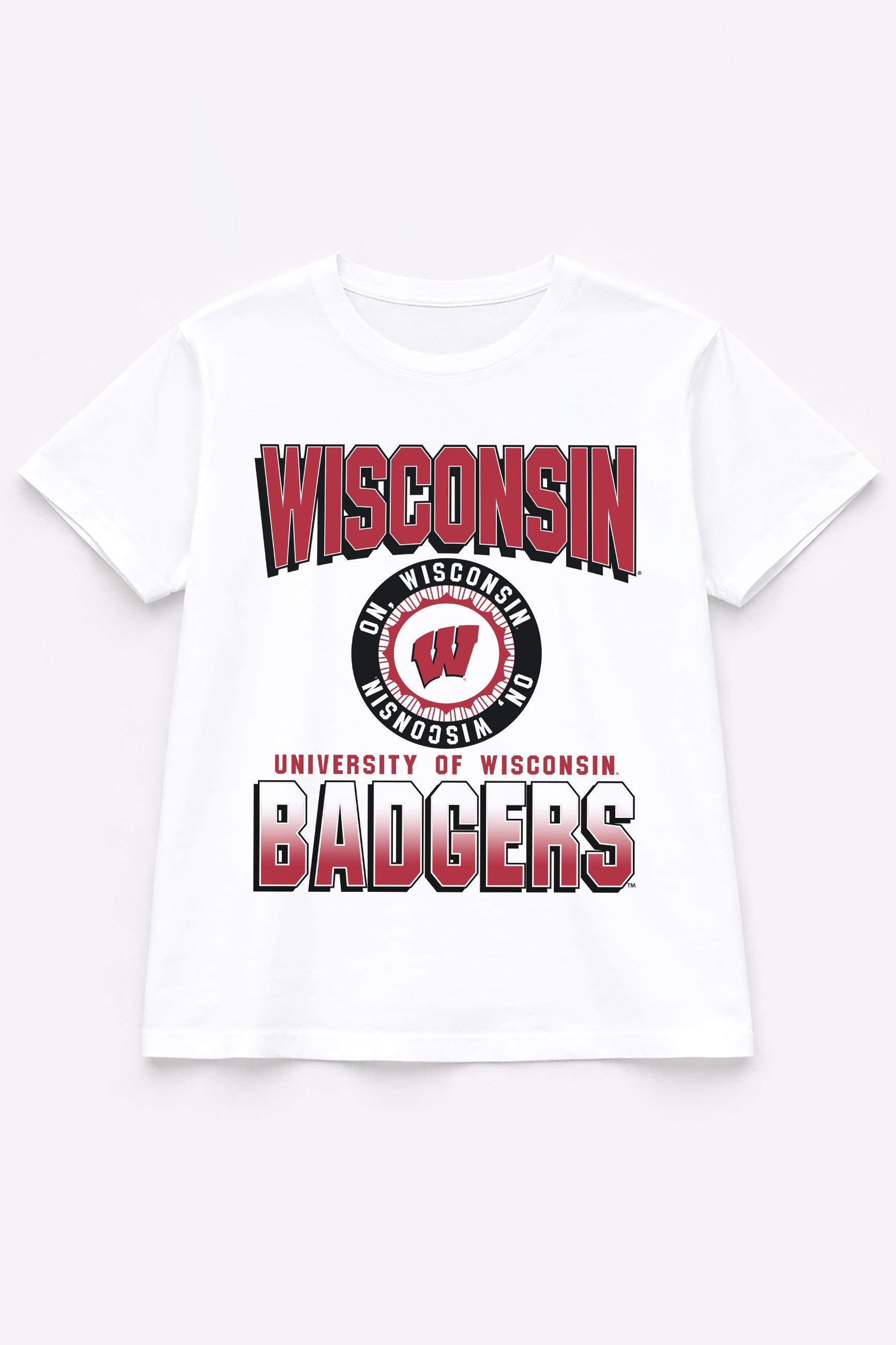 WISCONSIN BADGERS ALL-TIME CLASSIC SHORT SLEEVE FLOWY TEE