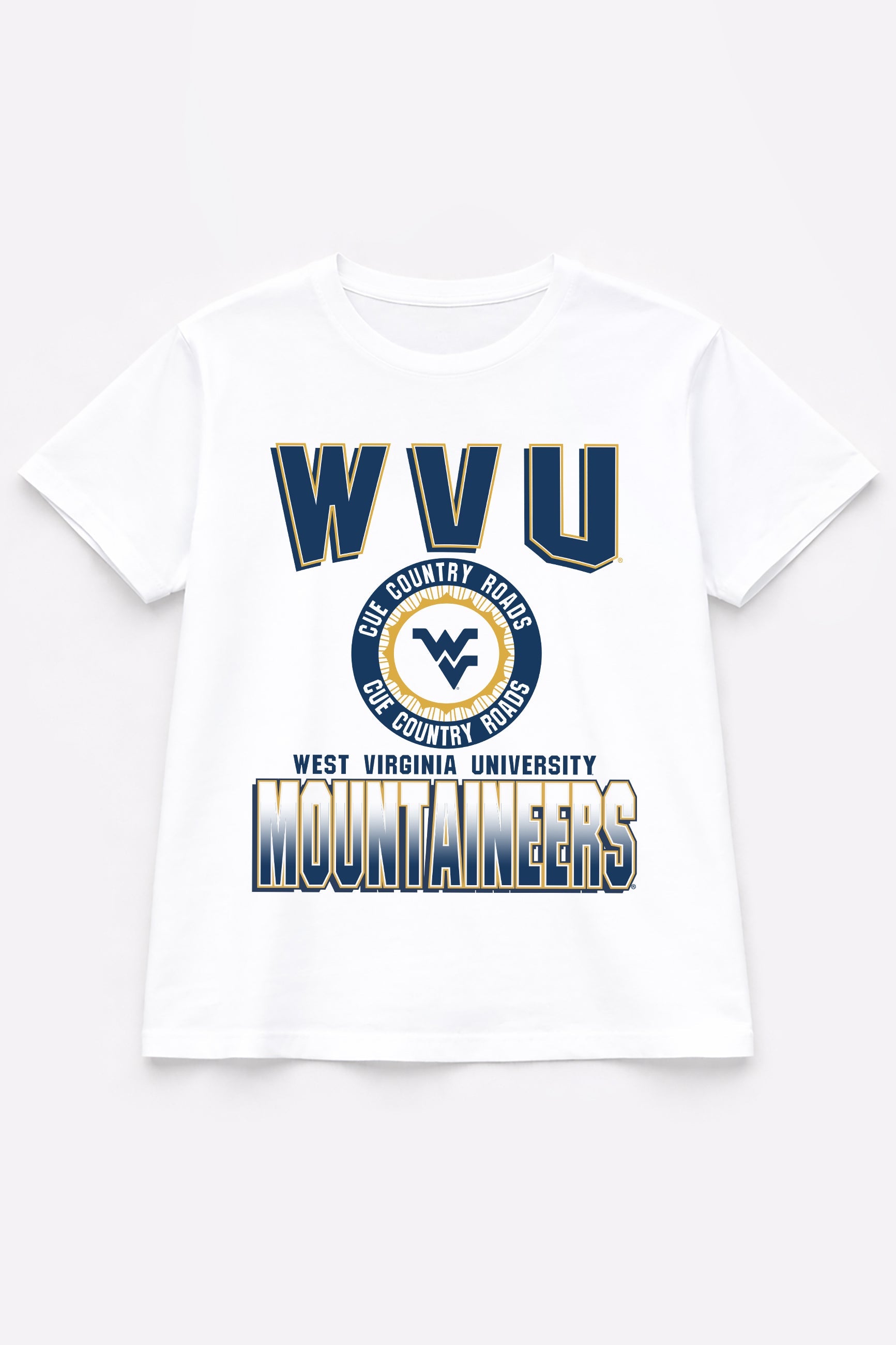 WEST VIRGINIA MOUNTAINEERS ALL-TIME CLASSIC SHORT SLEEVE FLOWY TEE