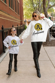 APPALACHIAN STATE MOUNTAINEERS WILD BREAKTHROUGH YOUTH PREMIUM FLEECE SWEATSHIRT
