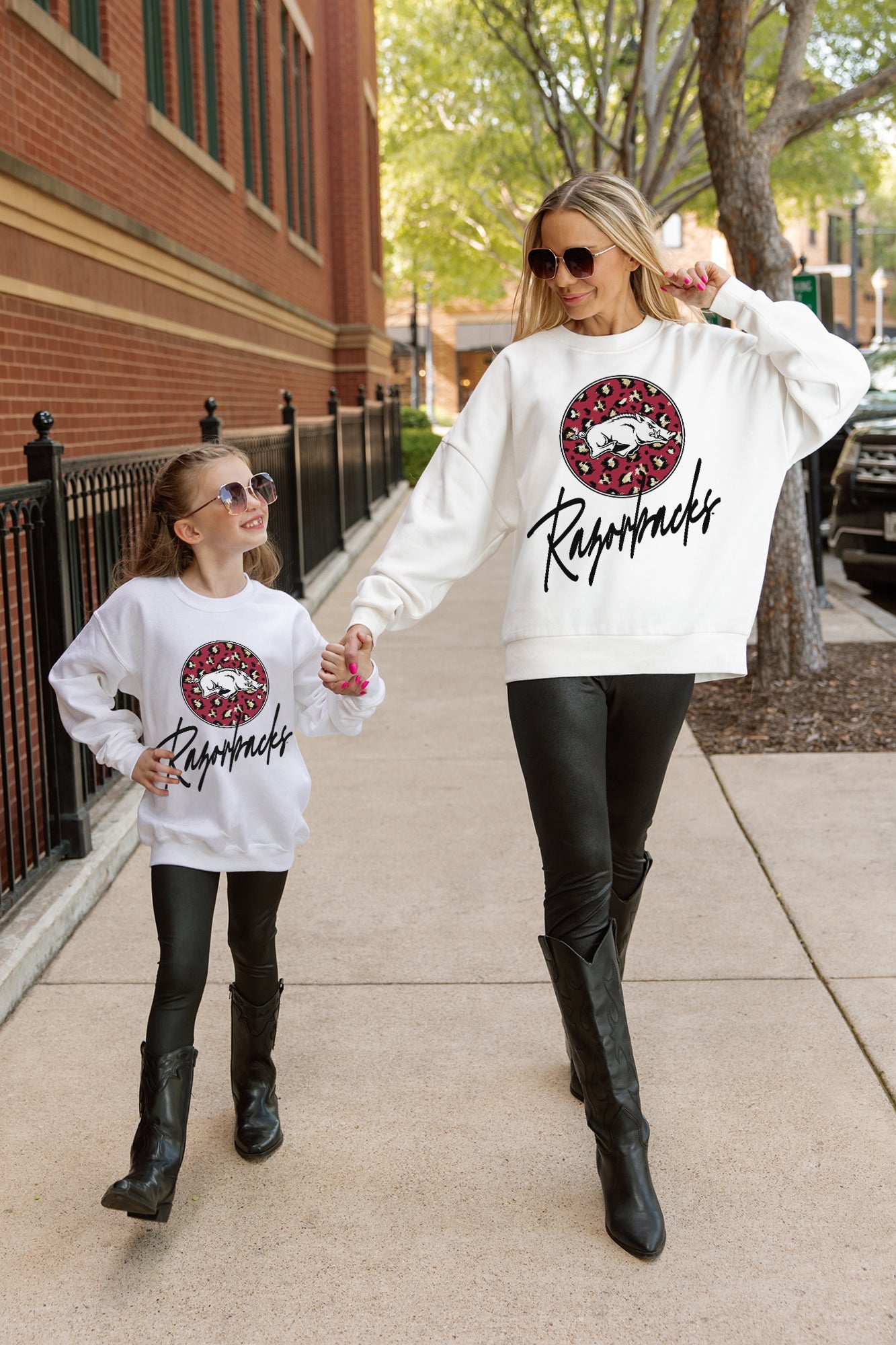 ARKANSAS RAZORBACKS WILD BREAKTHROUGH YOUTH PREMIUM FLEECE SWEATSHIRT