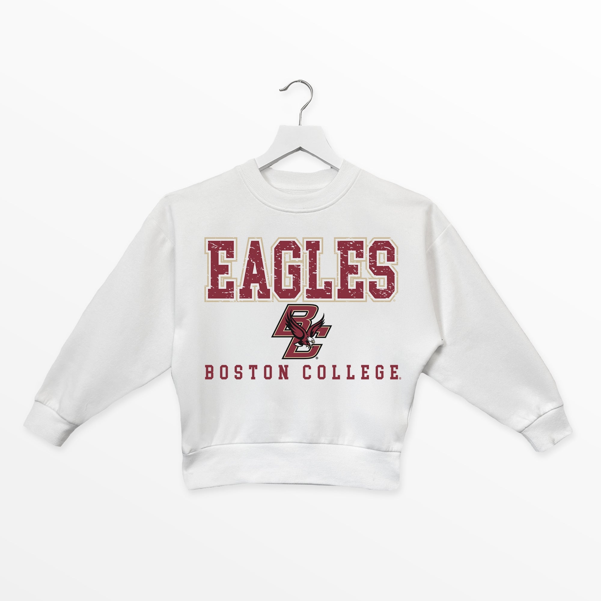 BOSTON COLLEGE EAGLES FREESTYLE YOUTH PREMIUM FLEECE SWEATSHIRT