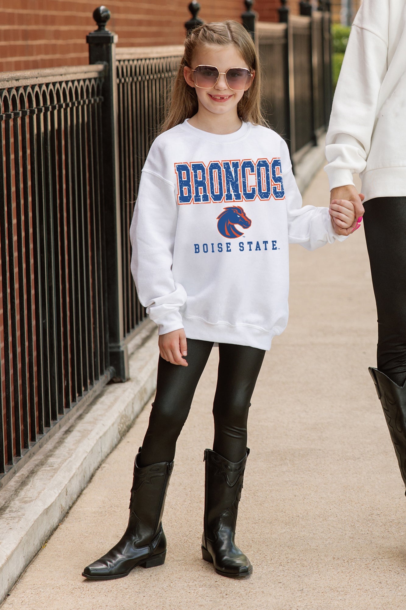 BOISE STATE BRONCOS FREESTYLE YOUTH PREMIUM FLEECE SWEATSHIRT