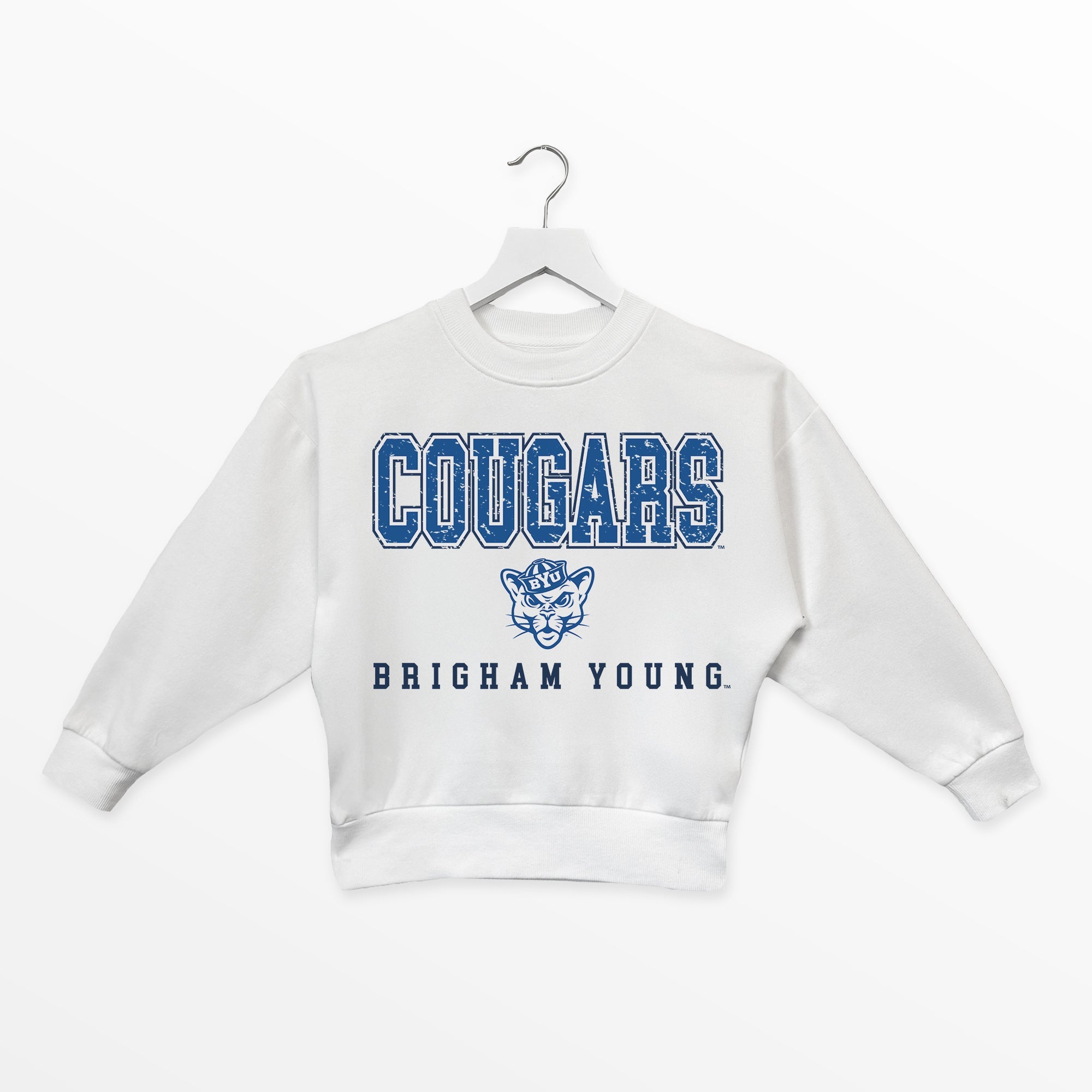 BYU COUGARS FREESTYLE YOUTH PREMIUM FLEECE SWEATSHIRT