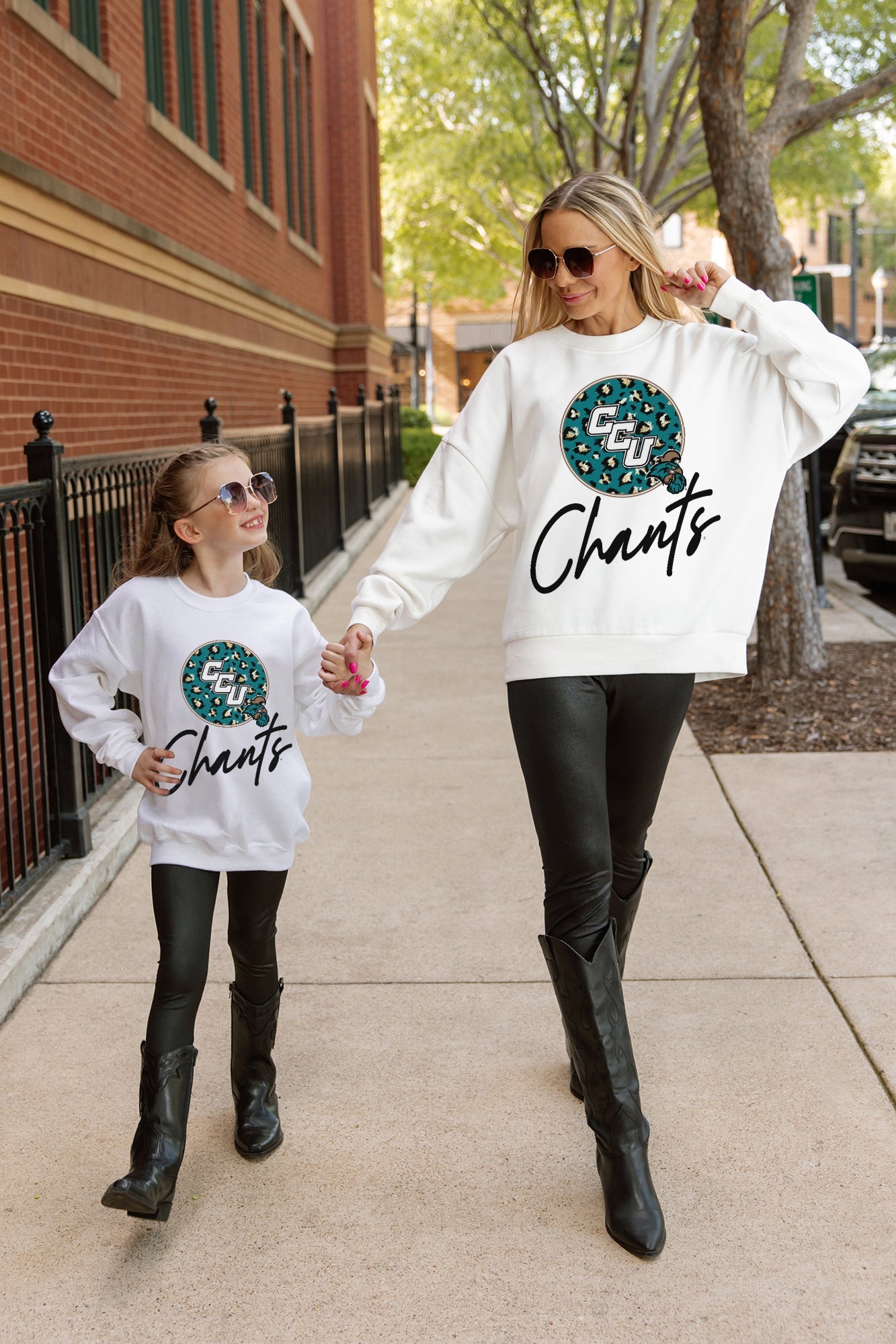 COASTAL CAROLINA CHANTICLEERS WILD BREAKTHROUGH YOUTH PREMIUM FLEECE SWEATSHIRT
