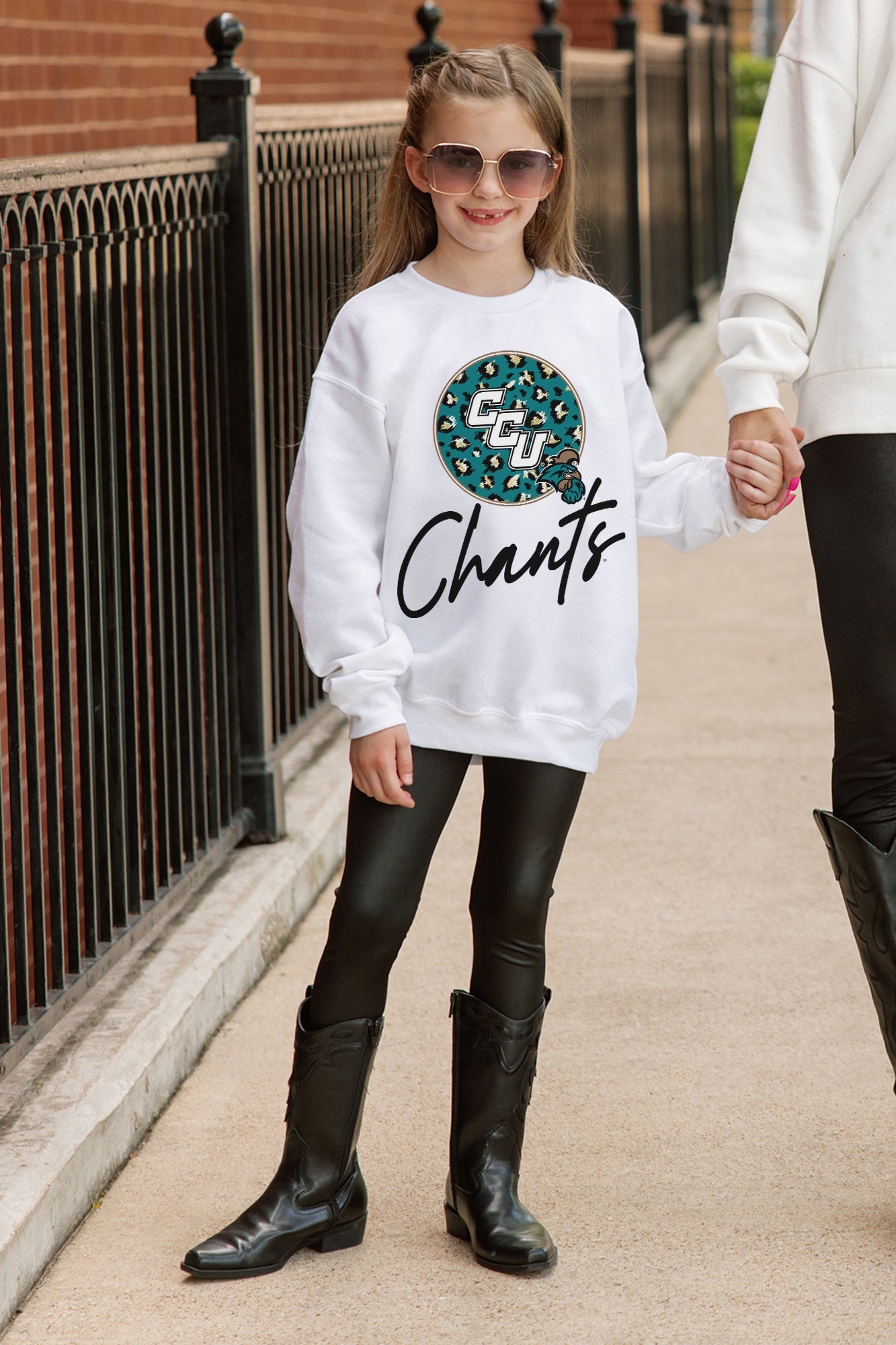 COASTAL CAROLINA CHANTICLEERS WILD BREAKTHROUGH YOUTH PREMIUM FLEECE SWEATSHIRT
