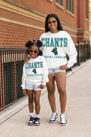 COASTAL CAROLINA CHANTICLEERS FREESTYLE YOUTH PREMIUM FLEECE SWEATSHIRT
