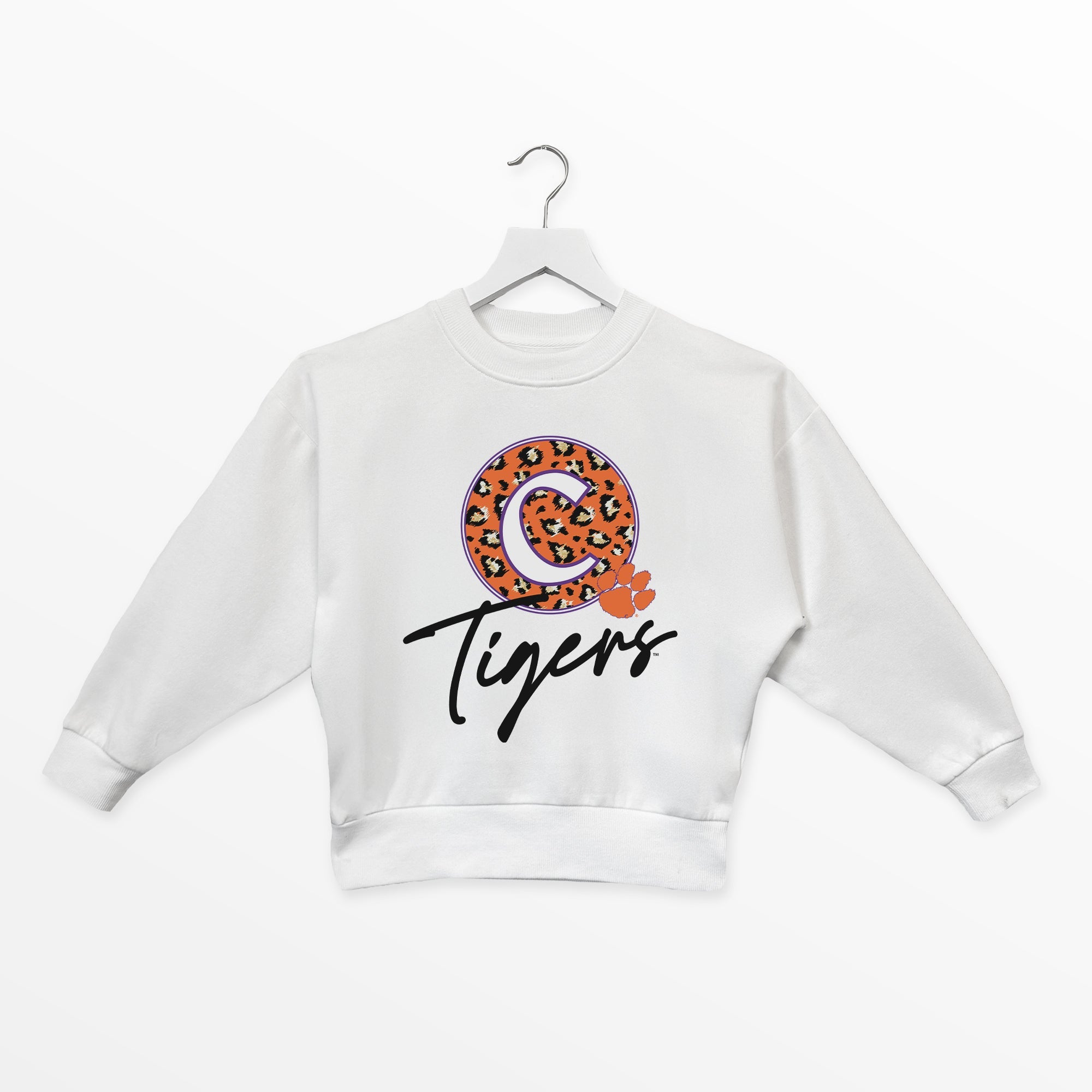 CLEMSON TIGERS WILD BREAKTHROUGH YOUTH PREMIUM FLEECE SWEATSHIRT