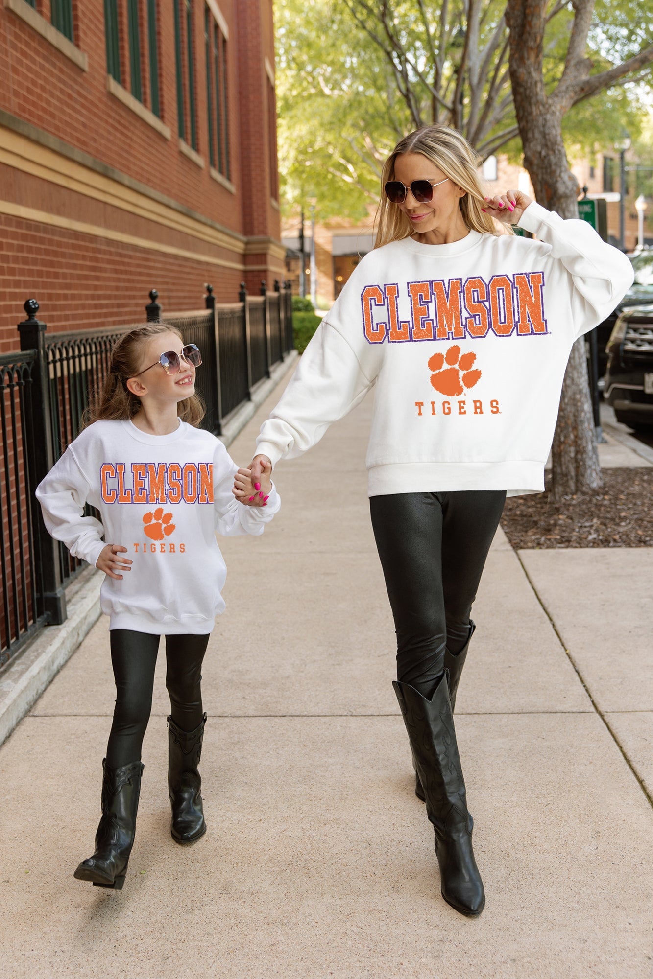 CLEMSON TIGERS FREESTYLE YOUTH PREMIUM FLEECE SWEATSHIRT