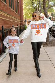 CLEMSON TIGERS FREESTYLE YOUTH PREMIUM FLEECE SWEATSHIRT