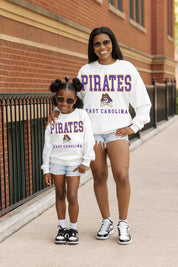 EAST CAROLINA PIRATES FREESTYLE YOUTH PREMIUM FLEECE SWEATSHIRT
